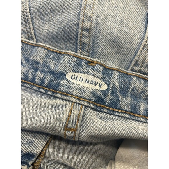 Old Navy Wide Leg Jeans Mid Rise Women’s Size 18 Lightweight Wash Stretchy - Picture 3 of 6